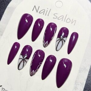 Press On Nails, Handmade False Nail, Fake Nails, Long Nails, Gel Nail